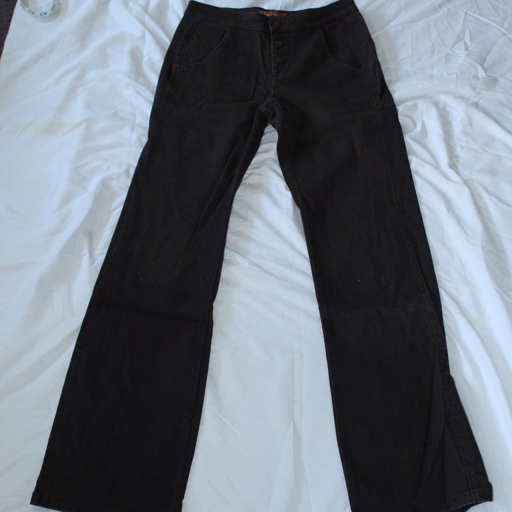Juniors Lee One True Fit Brown Jeans Sz 1/2M